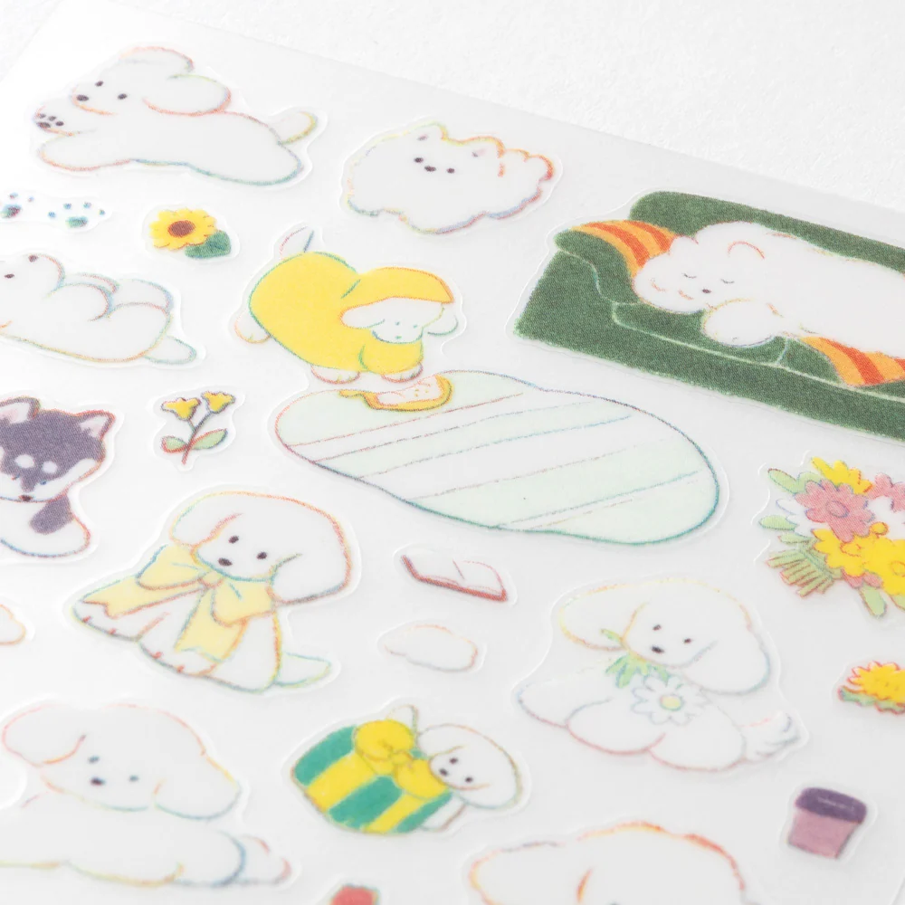 Midori Sticker [M] (1 Sheet) - Dog - Image 3