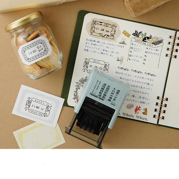 Midori Stickers Book For Paintable Stamp - Natural Colors - Image 7