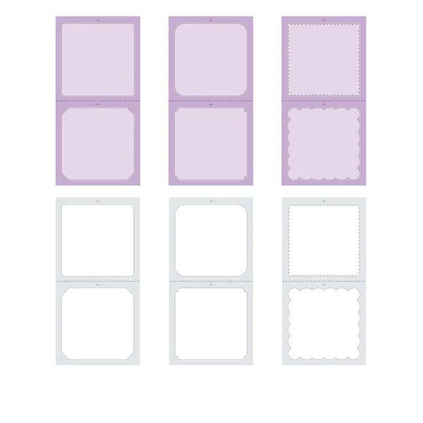 Midori Stickers Book For Pre-Inked Stamp - Warm Colors - Image 4