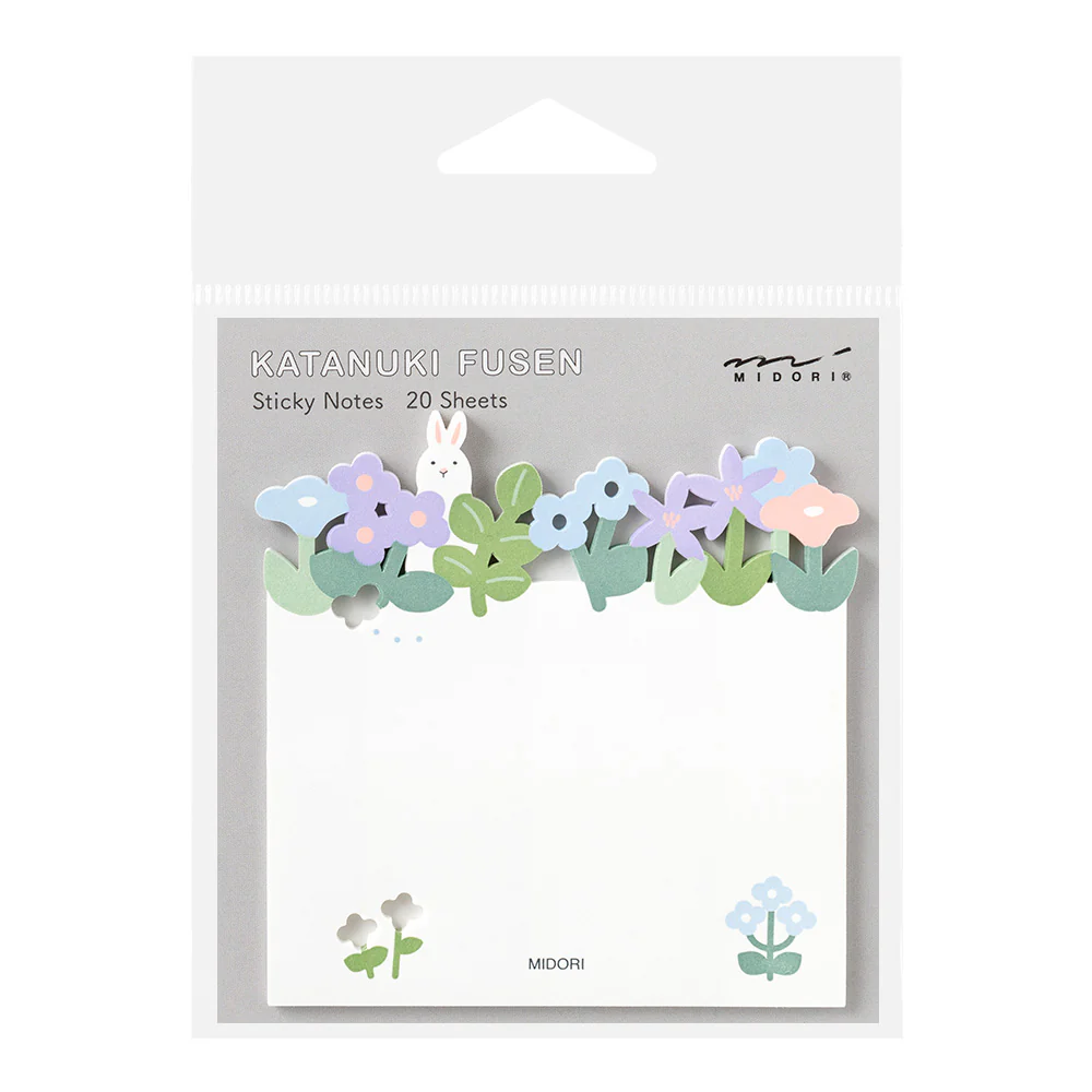 Midori Sticky Notes - Die Cutting Flower Garden