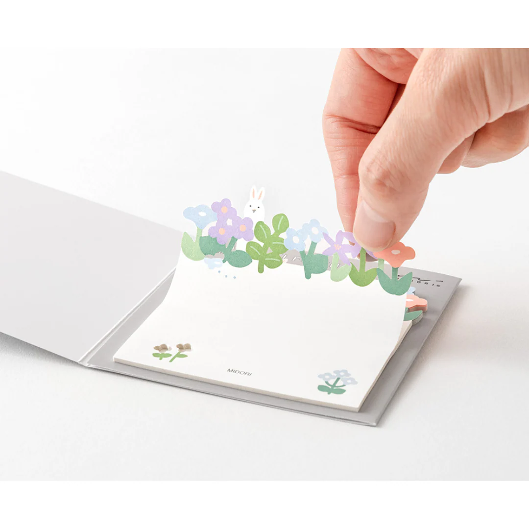 Midori Sticky Notes - Die Cutting Flower Garden - Image 2