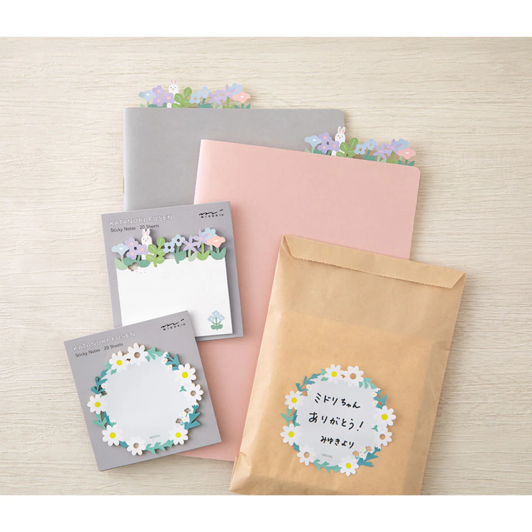 Midori Sticky Notes - Die Cutting Flower Garden - Image 3