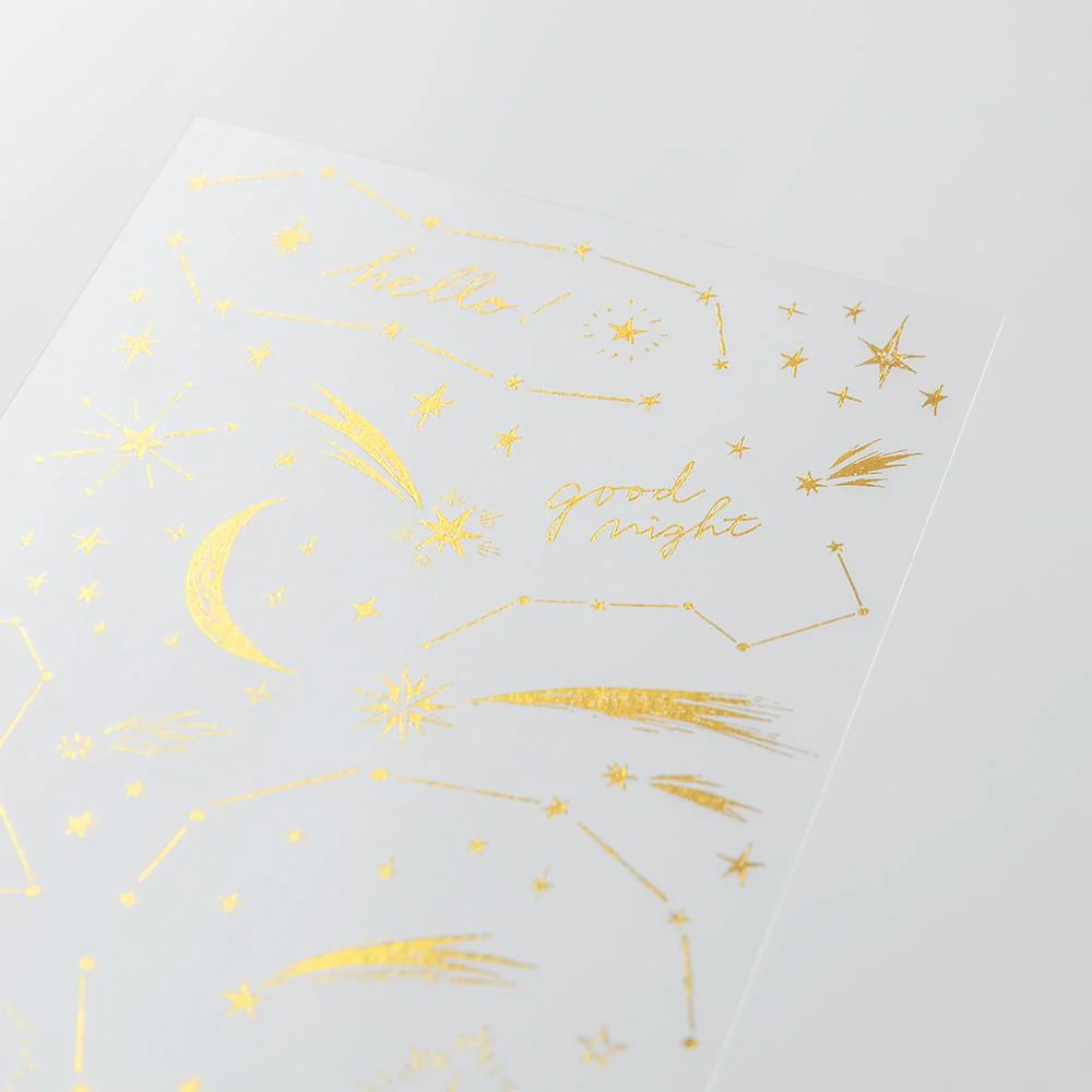 Midori Foil Transfer Sticker - Star - Image 3