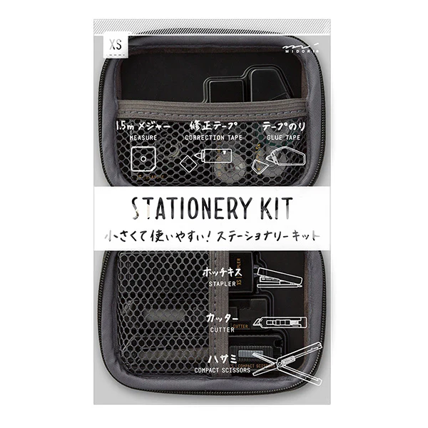 Midori XS Stationery Kit Black