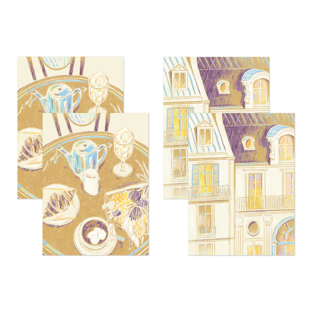 Midori Yuka Takamaru Decoration Stickers - Beige - Image 4