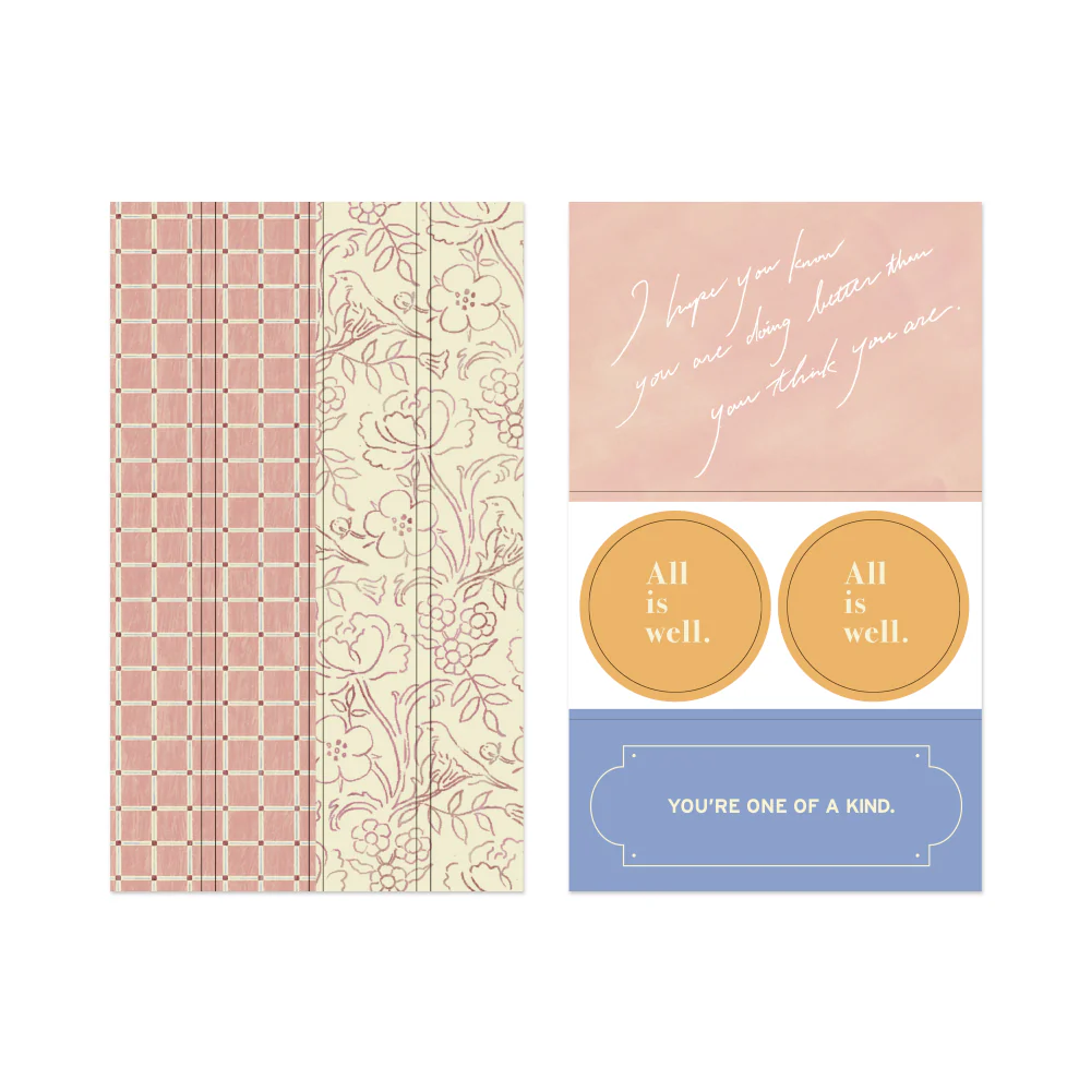 Midori Yuka Takamaru Decoration Stickers - Pink - Image 3