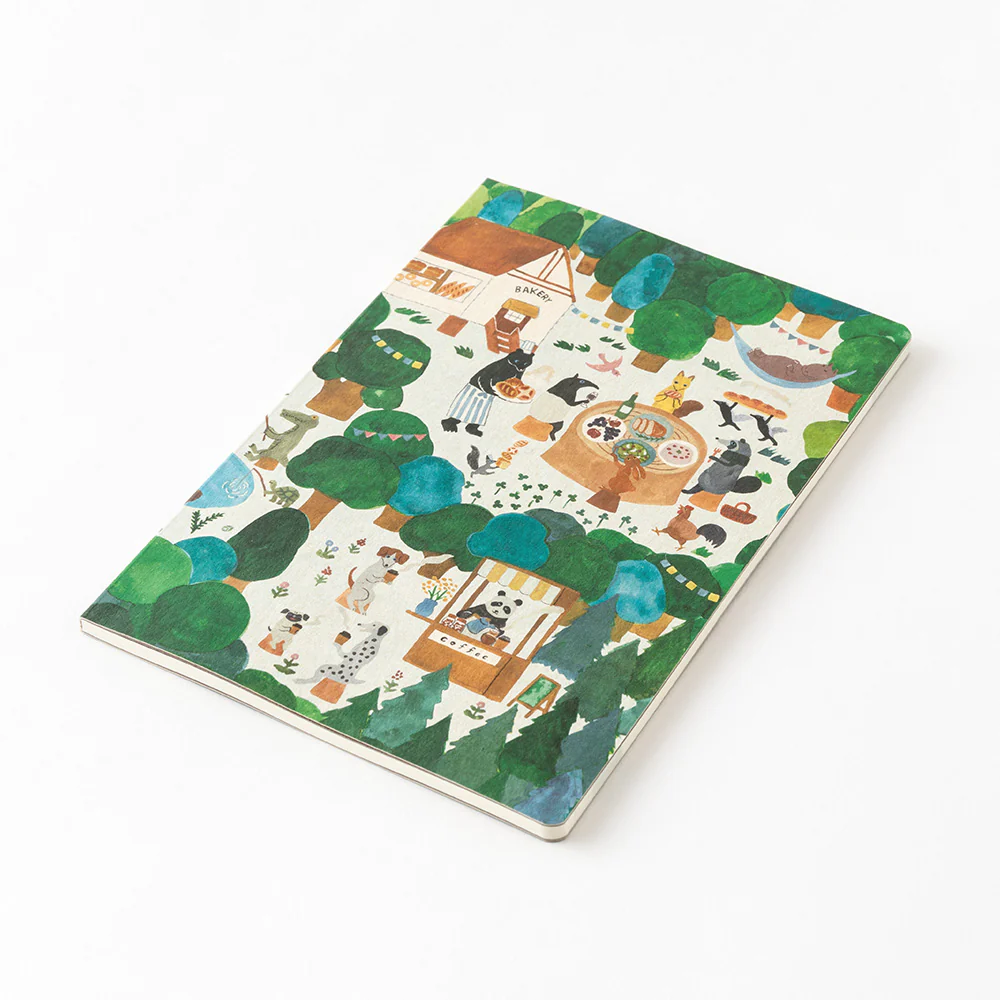 Midori Yuru Log Notebook [B6] - Forest Animal - Image 9