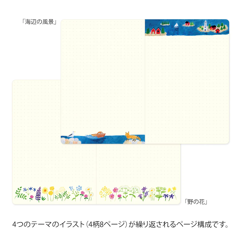 Midori Yuru Log Notebook [B6] - Scandinavia - Image 6