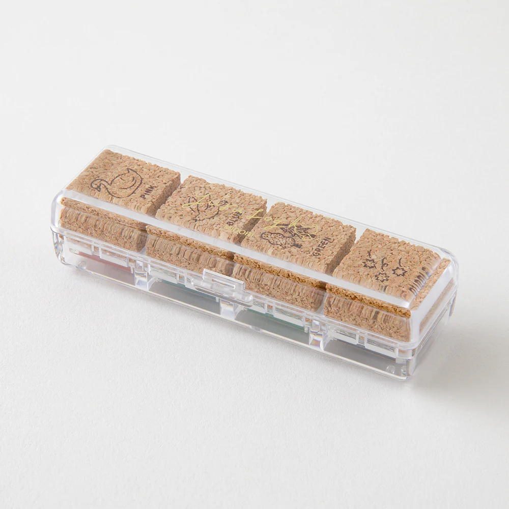 Midori Yuru Log Pre-inked Stamp - Forest Scenery - Image 2