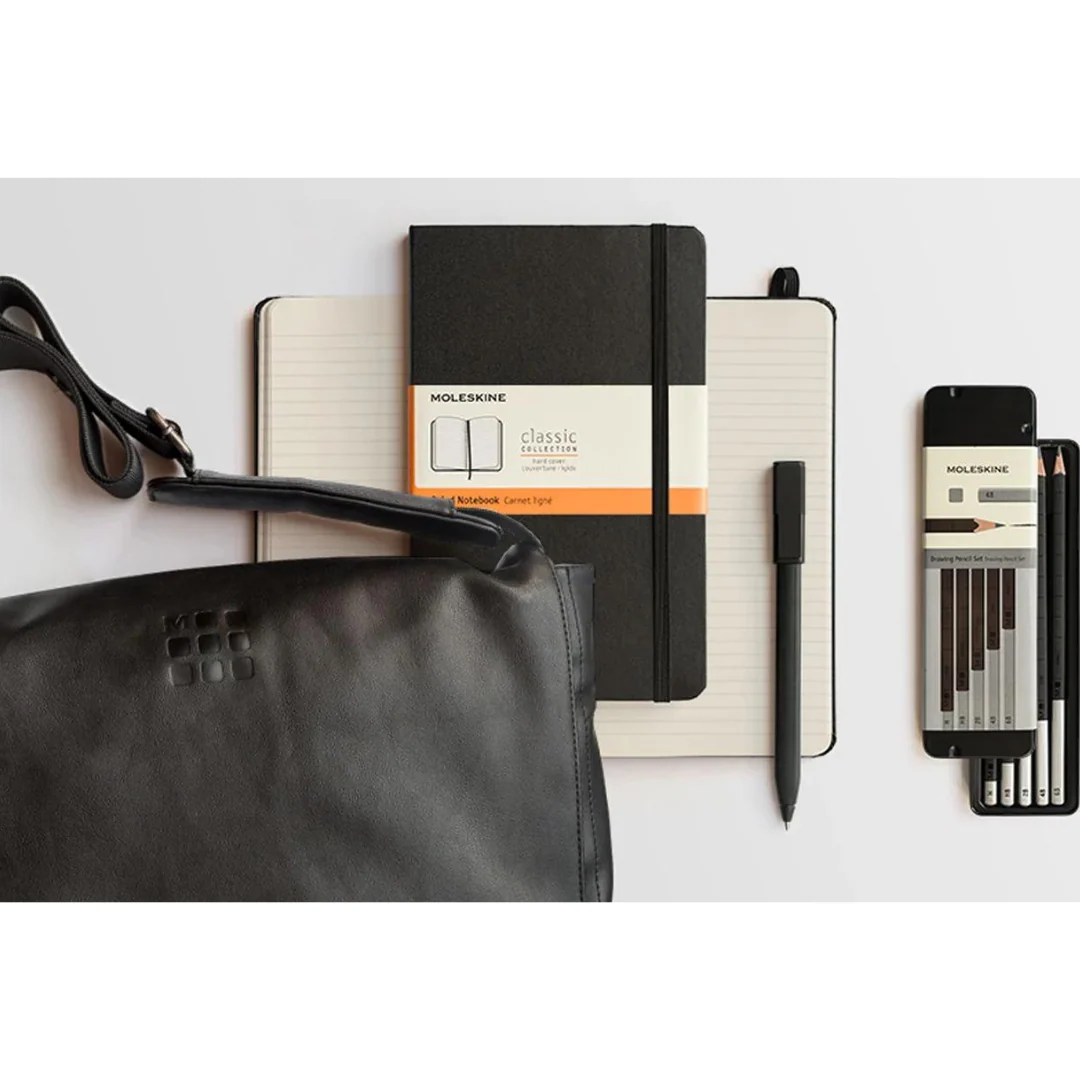 Moleskine Hardcover Classic Notebook - Ruled / Large / Black - Image 14