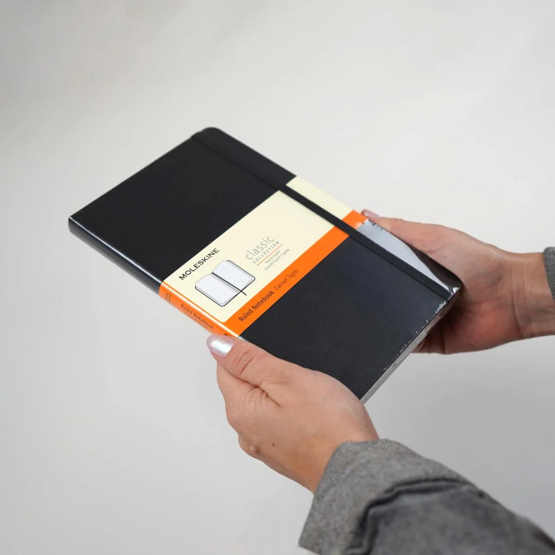 Moleskine Hardcover Classic Notebook - Ruled / Large / Black - Image 15