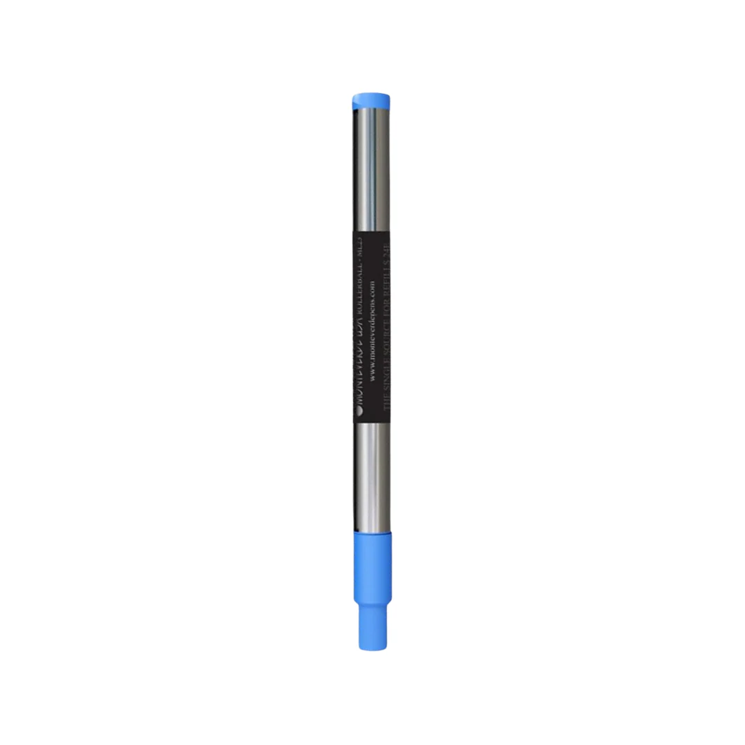 Monteverde Rollerball Pen Refill For Montblanc LeGrand 2 Pack Blister - Medium Point Blue Ink - Image 2