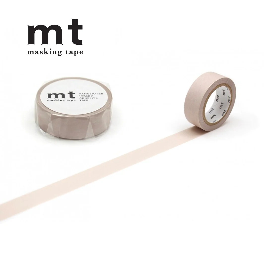 MT Masking Tape Basic Washi Tape - Pastel Cocoa 7m