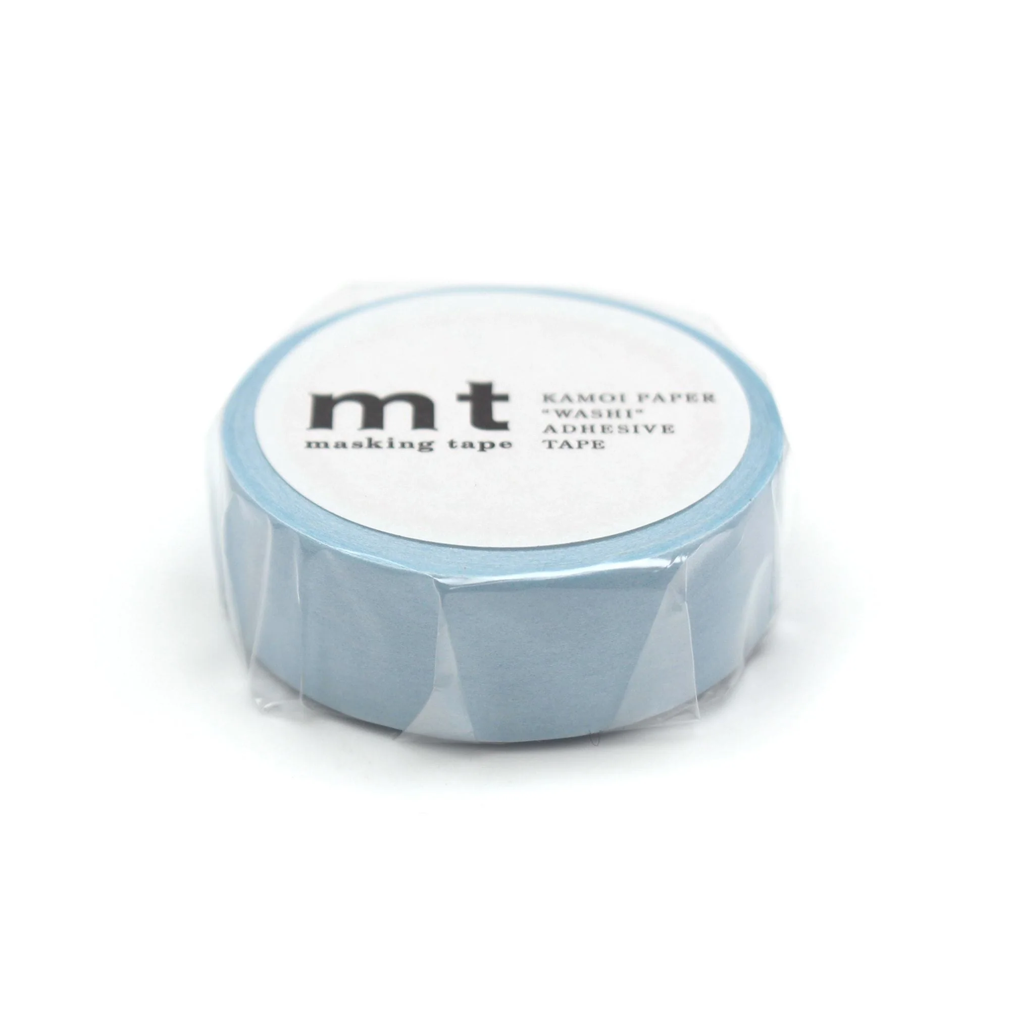 MT Basic Washi Tape Pastel Cyan 7m - Image 3