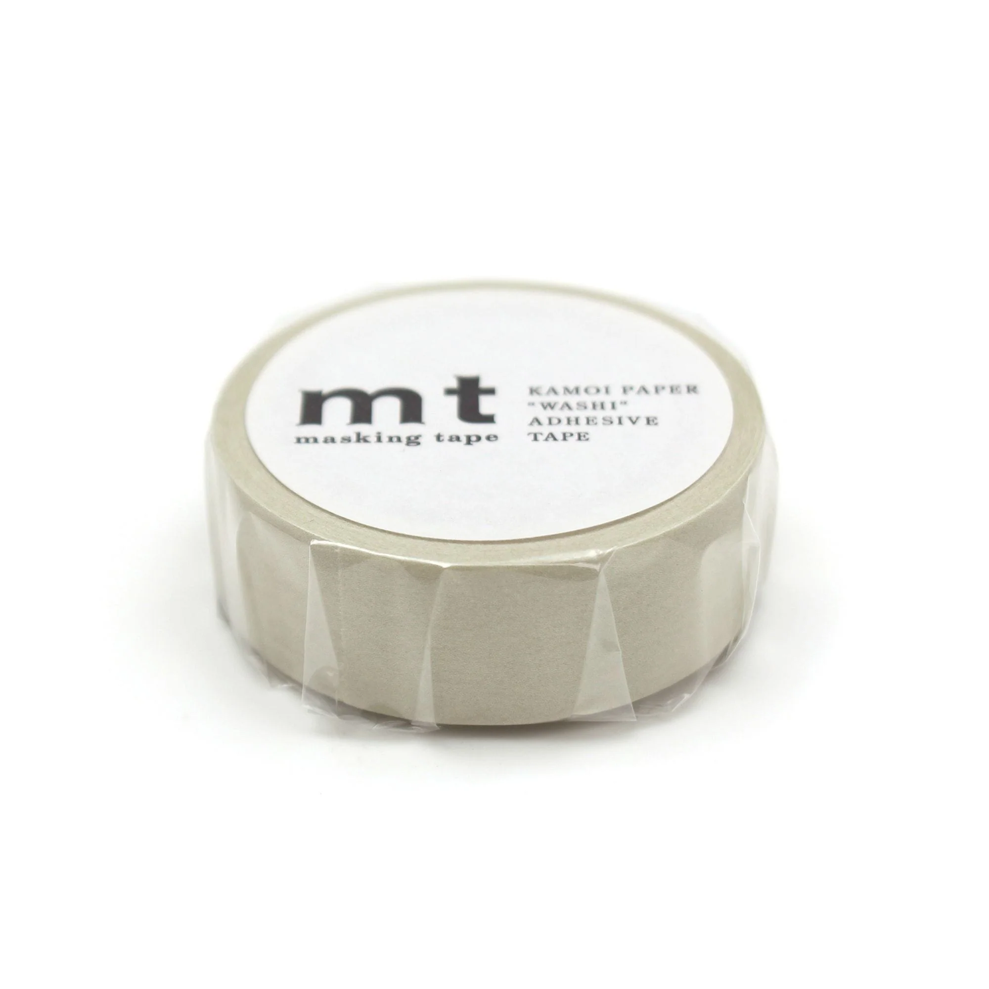 MT Masking Tape Basic Washi Tape Pastel - Ivory 7m - Image 3