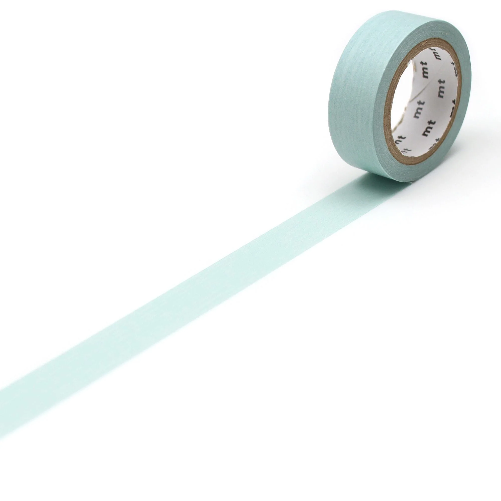 MT Basic Washi Tape Pastel - Turquoise 7m - Image 2
