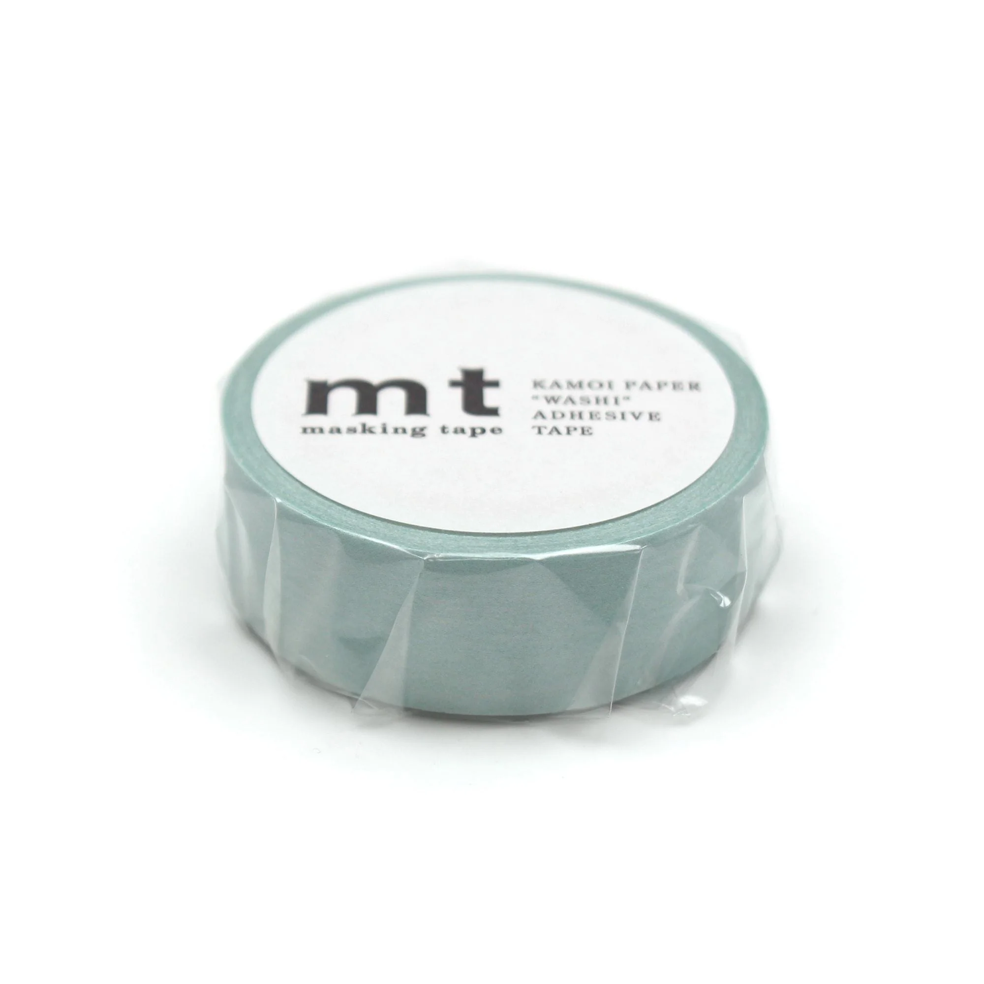 MT Basic Washi Tape Pastel - Turquoise 7m - Image 3