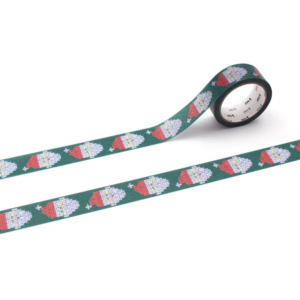 MT Christmas 2025 Washi Tape – Santa's Knitting - Image 2