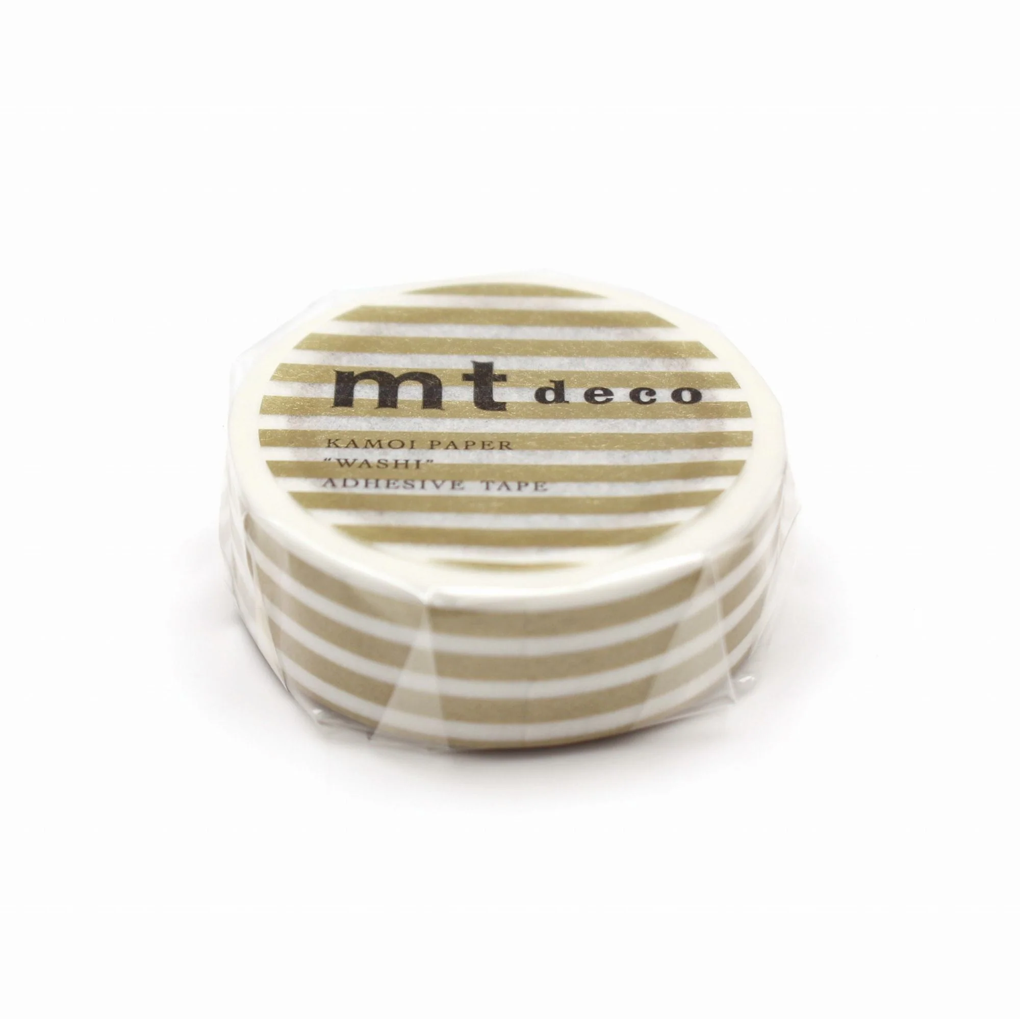 MT Masking Tape Deco Washi Tape - Border Gold 2 - Image 3