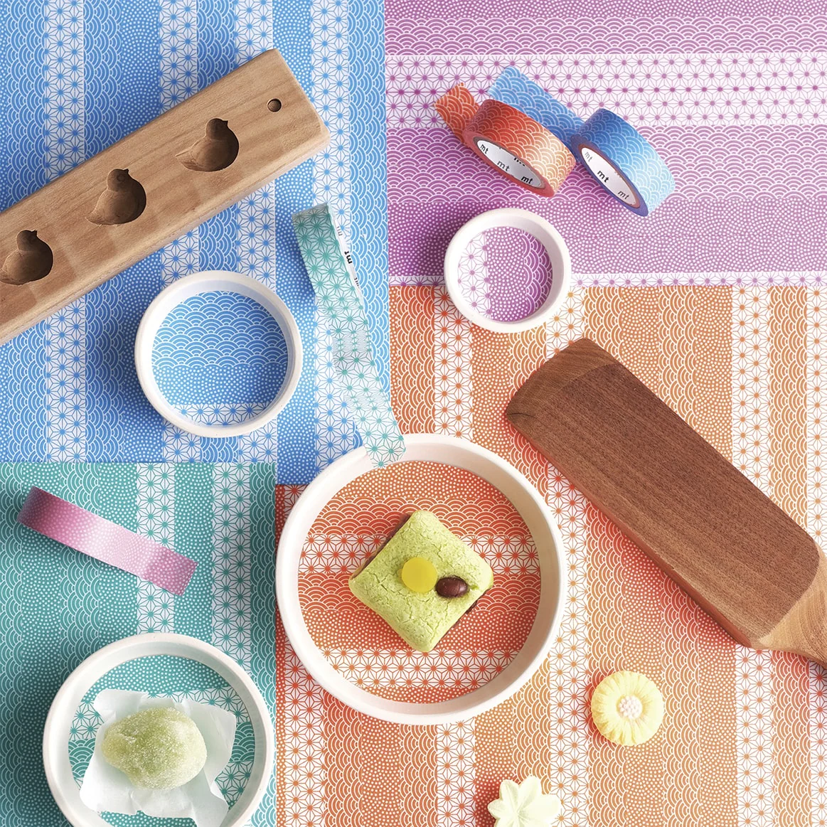 MT Deco Washi Tape Seigaihamon Tsuyukusa - Image 3