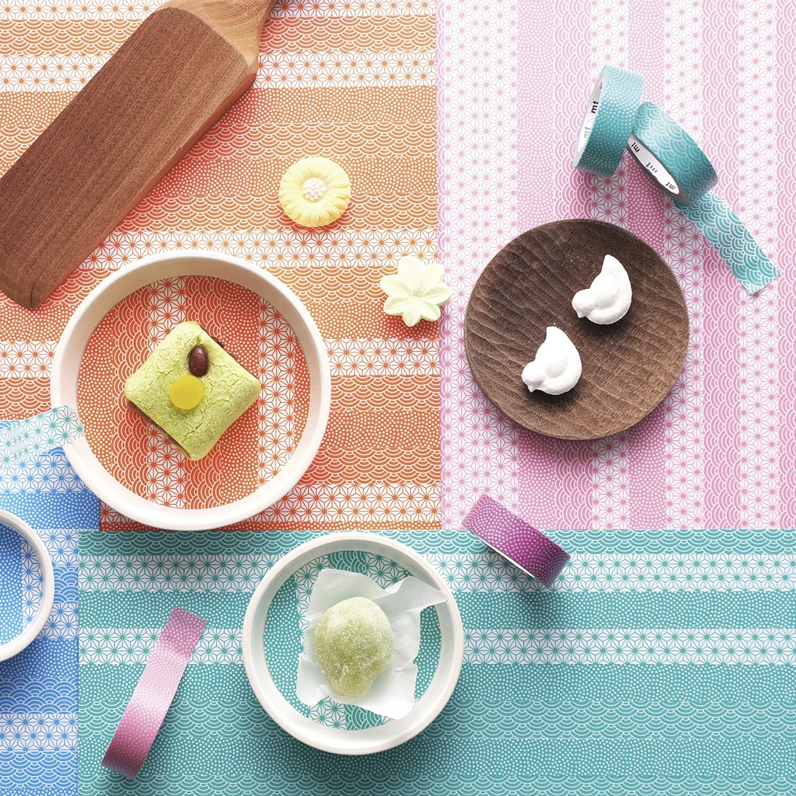 MT Deco Washi Tape Seigaihamon Tsuyukusa - Image 4
