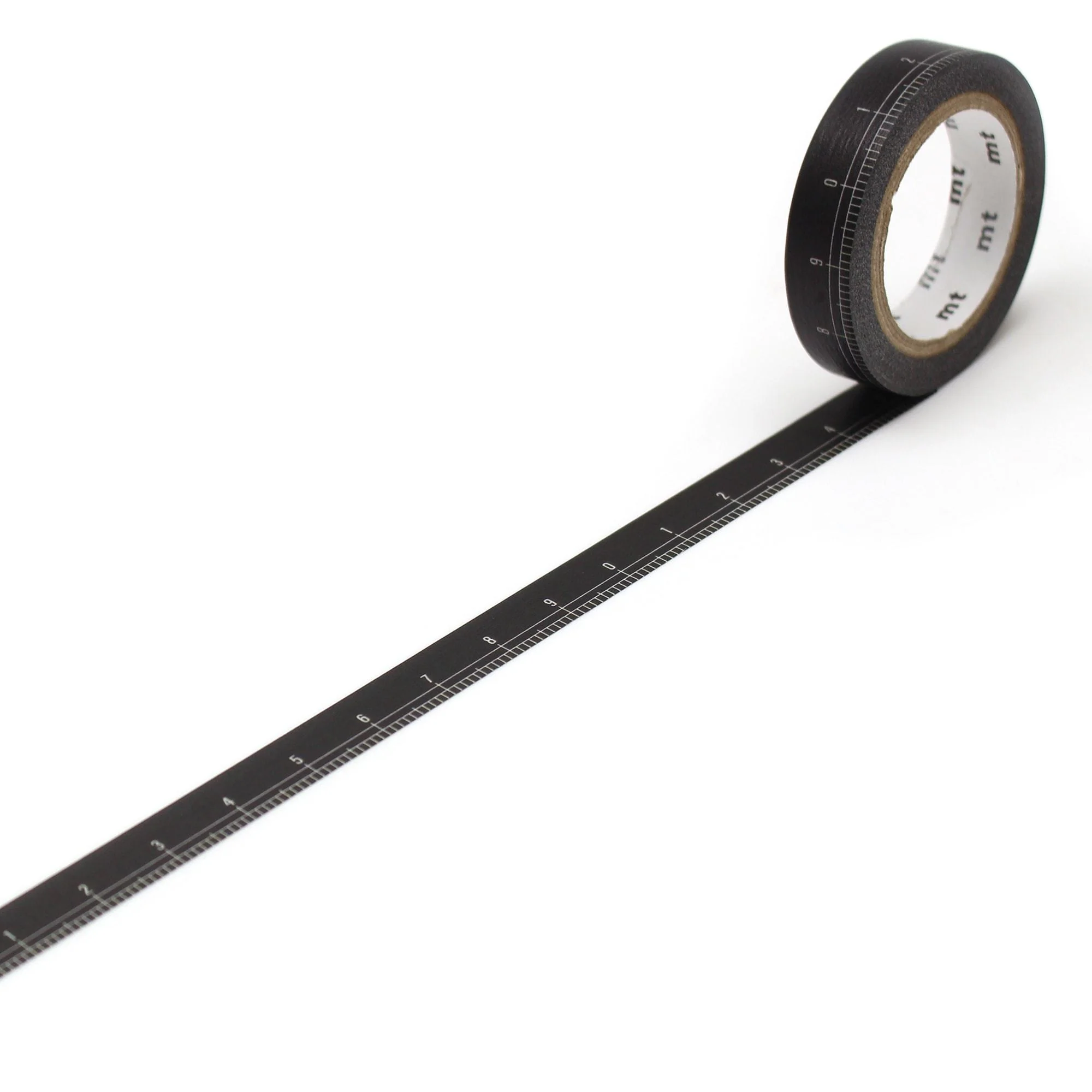 MT Masking Tape EX Washi Tape - Black Ruler - Image 2