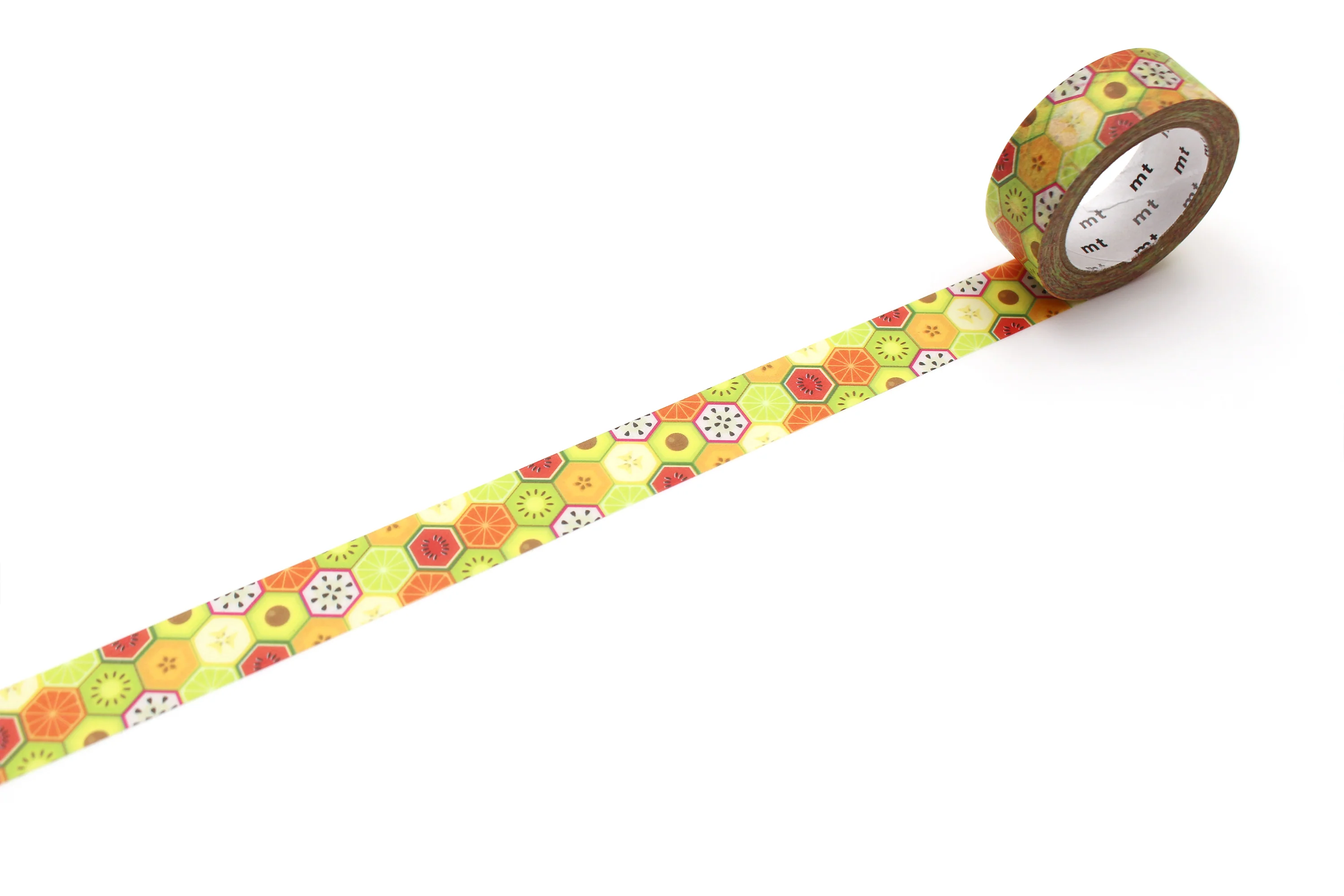 MT EX Washi Tape - Hexagon Fruits - Image 2