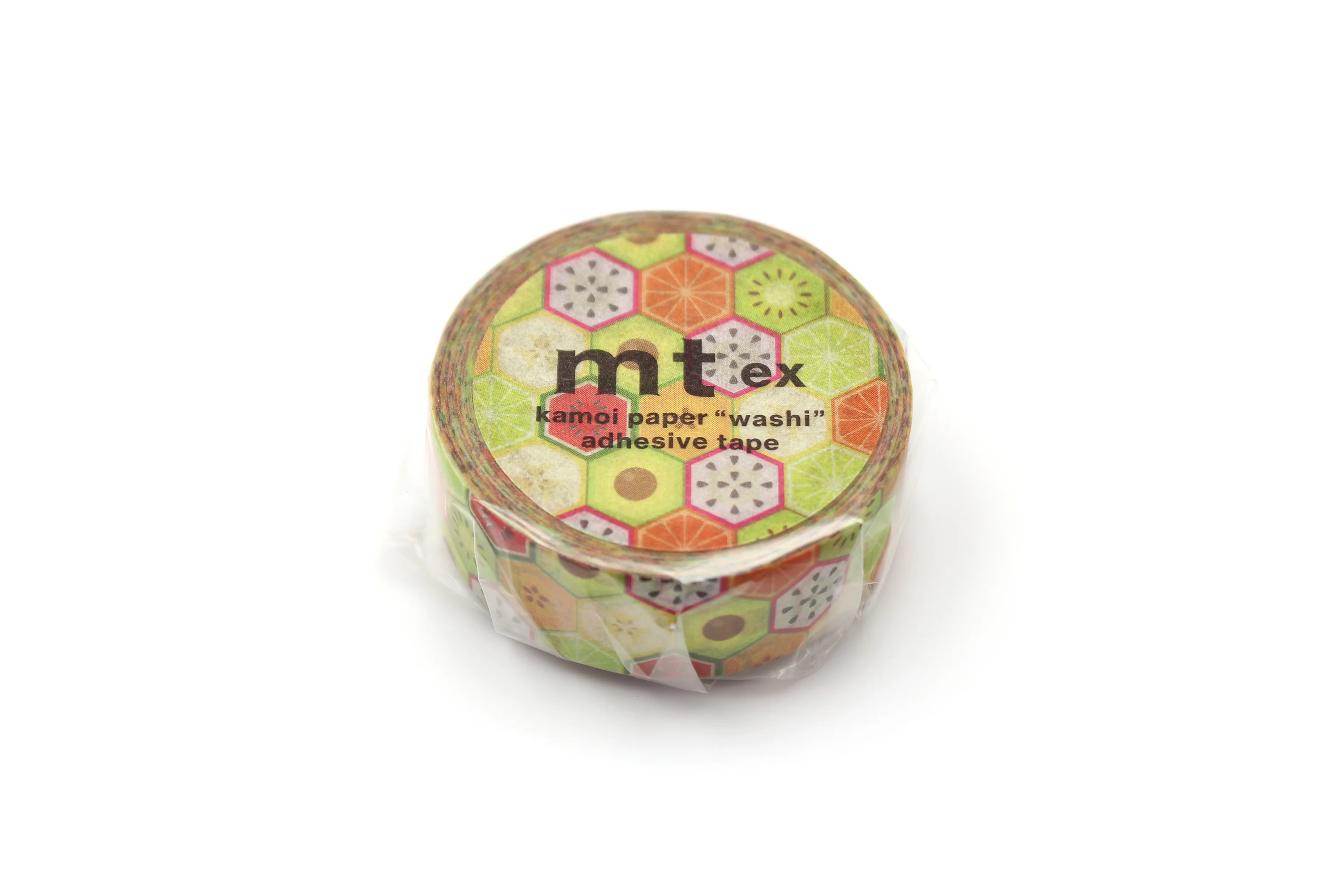 MT EX Washi Tape - Hexagon Fruits - Image 3