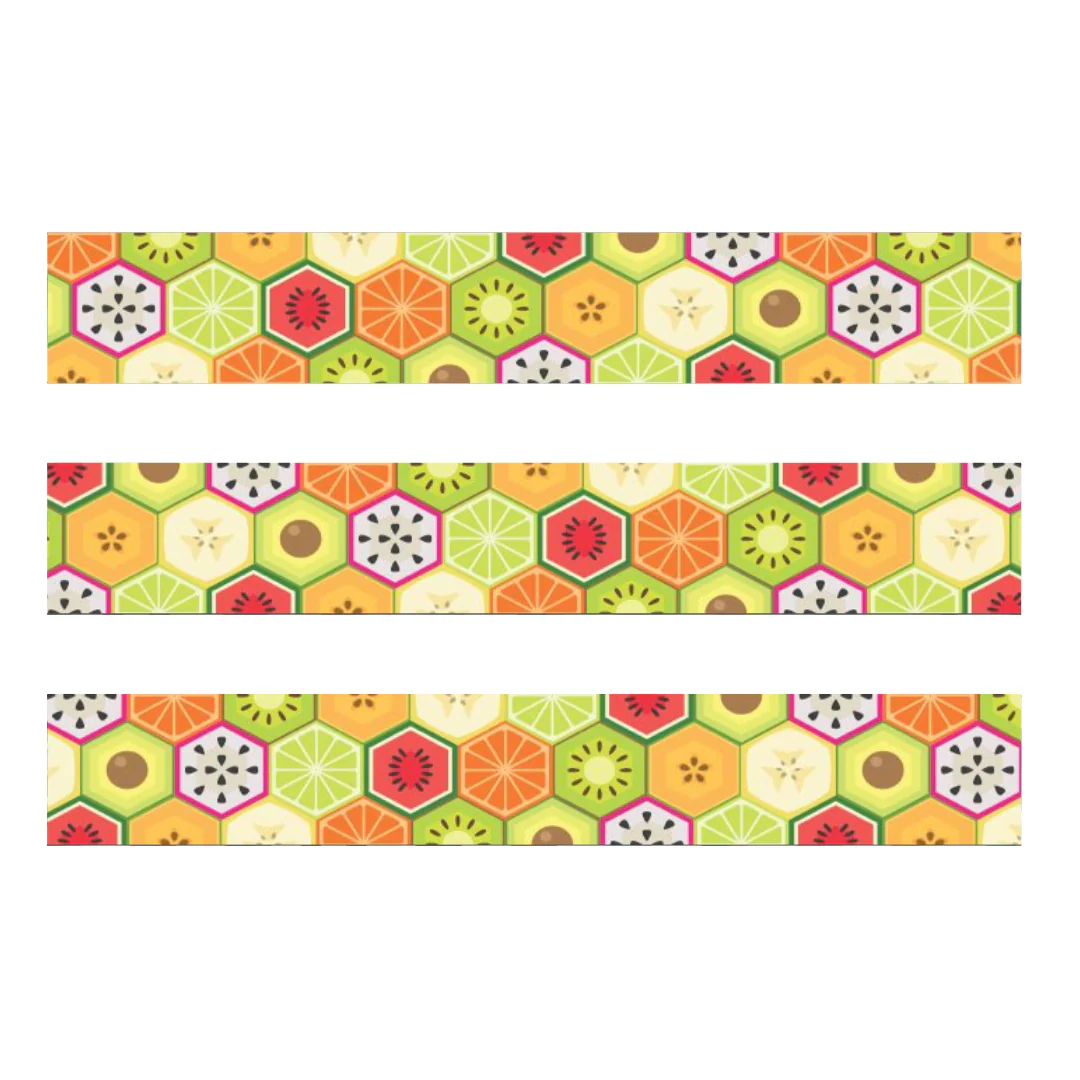 MT EX Washi Tape - Hexagon Fruits - Image 4