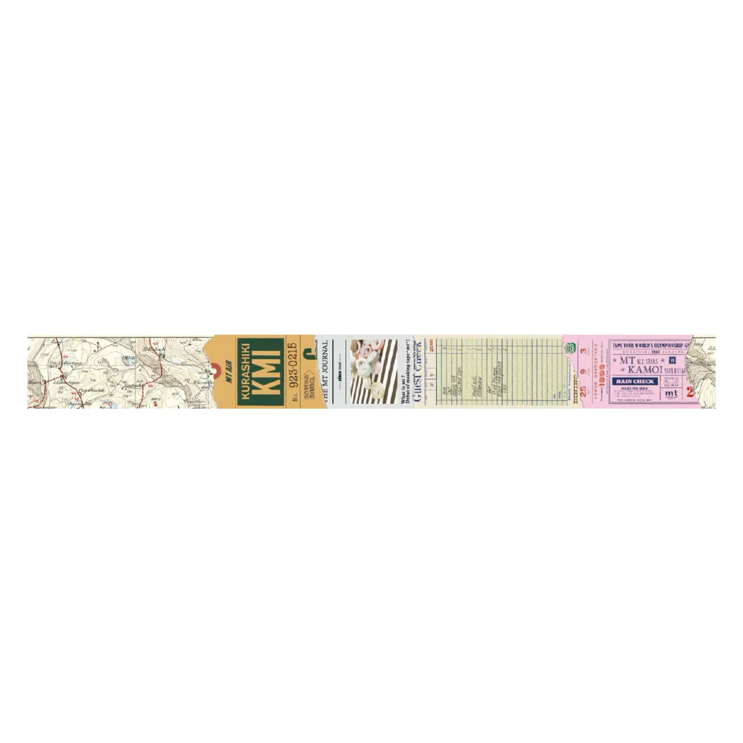 MT EX Washi Tape - Retro Collage - Image 3