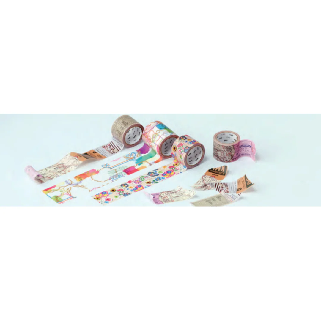 MT EX Washi Tape - Retro Collage - Image 4