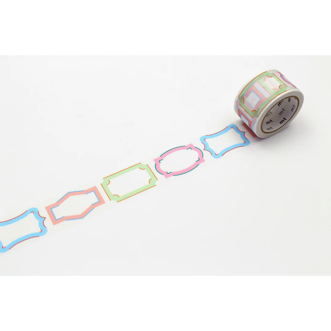 MT KakuKaku Washi Tape - Frame Label - Image 2