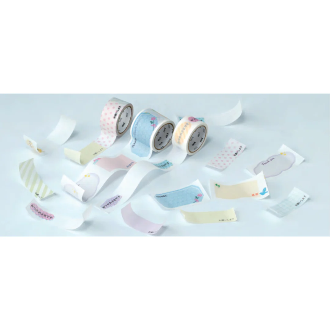 MT KakuKaku Washi Tape - Onegaishimasu with Perforations - Image 5