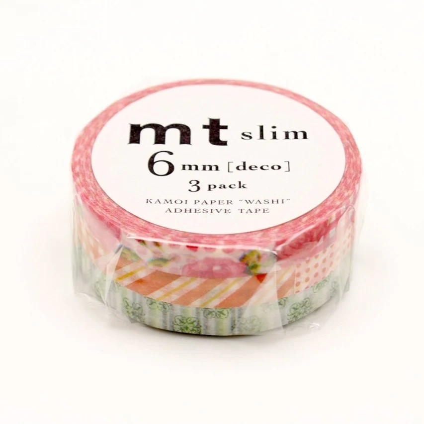 MT Slim 6mm Washi Tape Set Deco D - Image 2