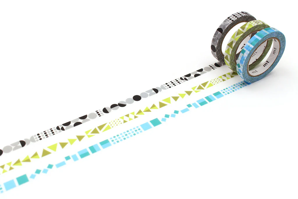 MT Slim Deco Washi Tape - Geometric - Image 4