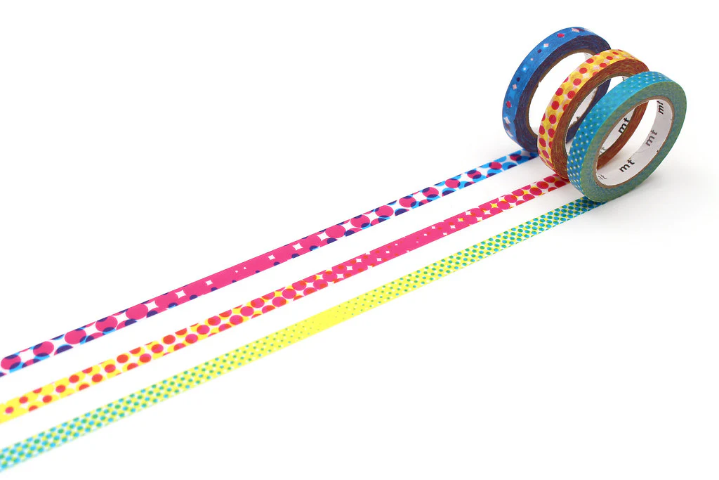 MT Slim Deco Washi Tape - Moire - Image 4