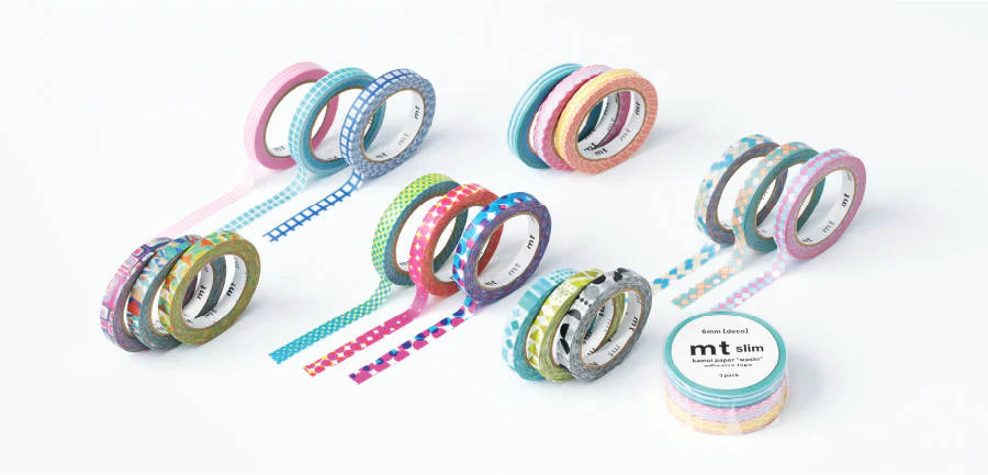MT Slim Deco Washi Tape - Moire - Image 5