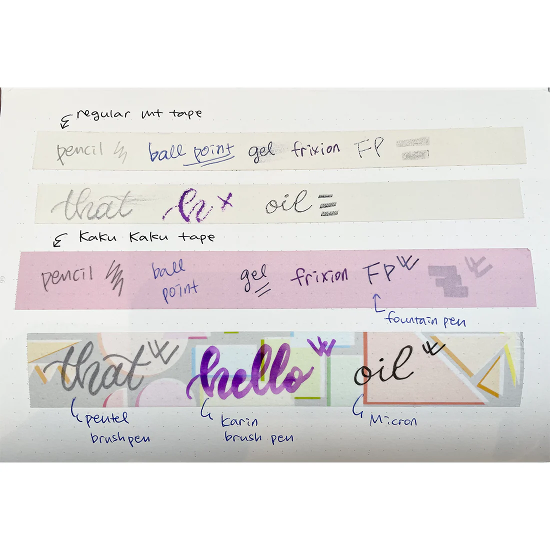 MT KakuKaku Write And Draw Washi Tape - Plants - Image 5