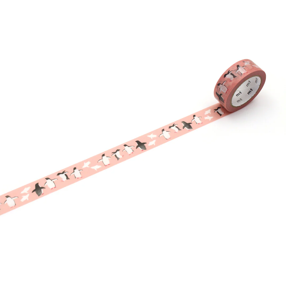 MT x Maruichikyu Washi Tape - Adelie Penguin - Image 2