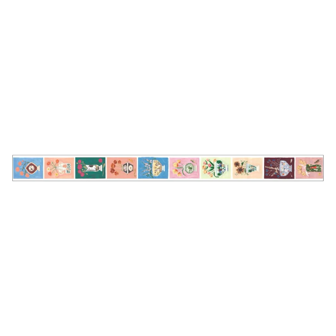 MT x Polly Fern Washi Tape - Flower - Image 3