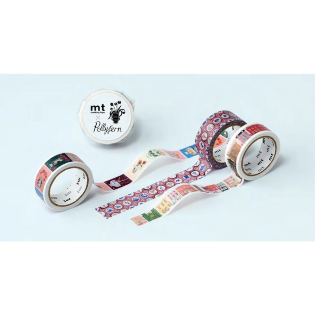 MT x Polly Fern Washi Tape - Flower - Image 4