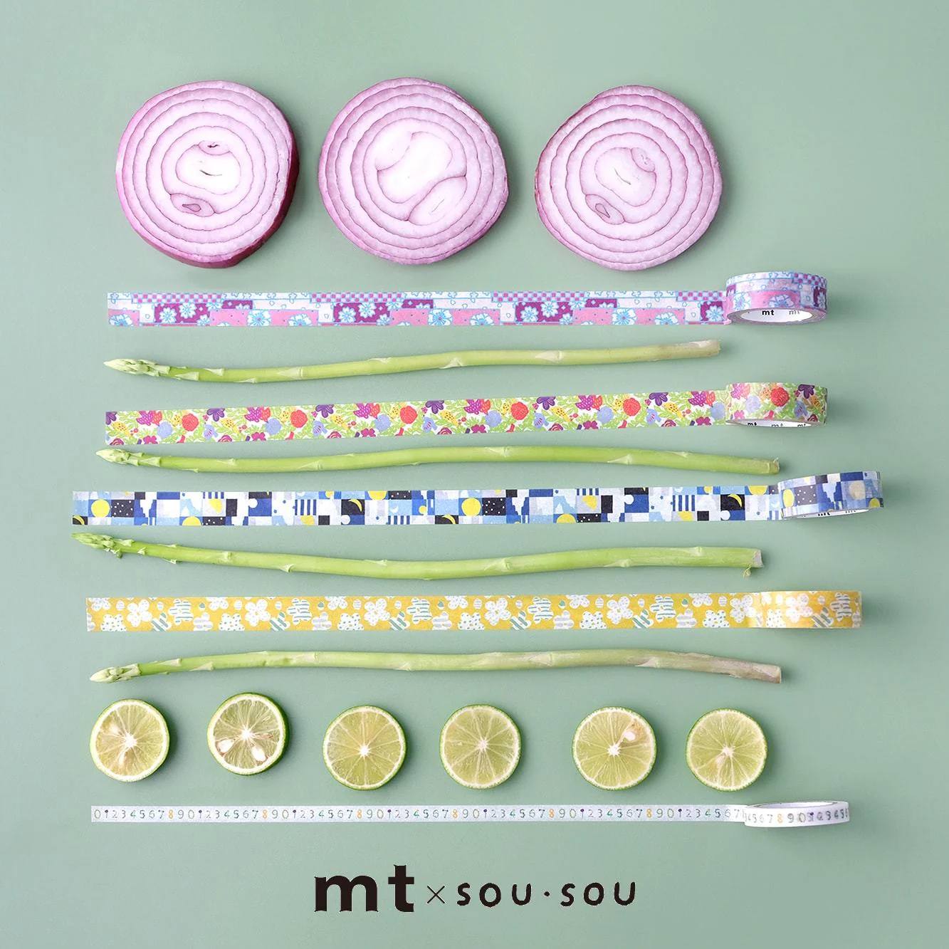 MT x SOU・SOU Washi Tape - Floral Embroidery - Image 6