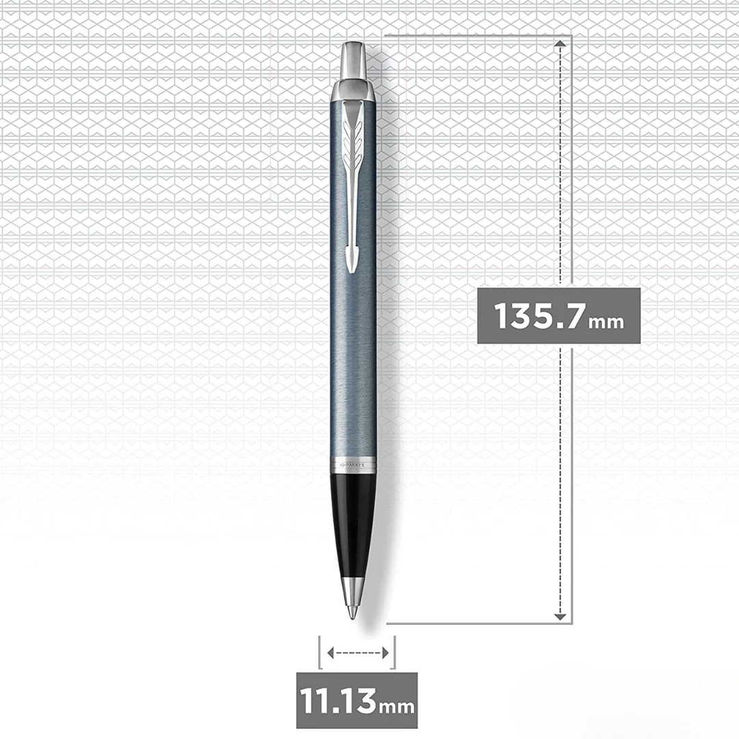 Parker IM Blue Grey CT Ballpoint Pen - Image 6