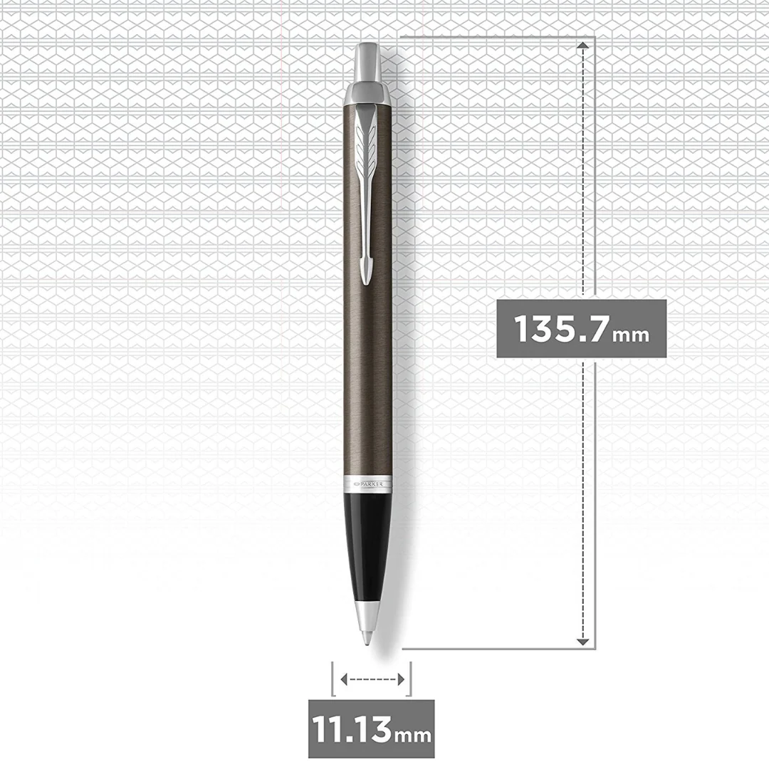 Parker IM Dark Espresso CT Ballpoint Pen - Image 10