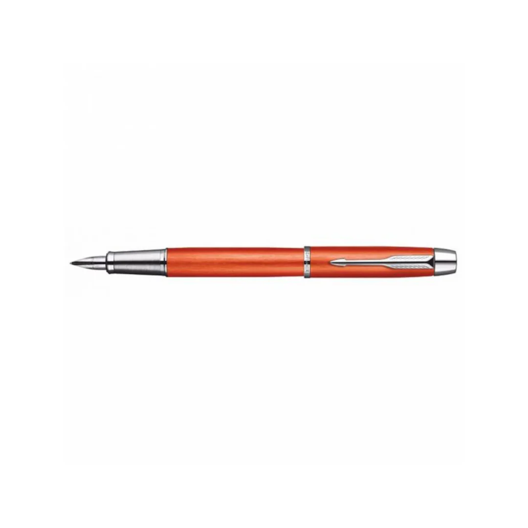 Parker IM Premium Fountain Pen - Big Red with Chrome Trims - Image 3