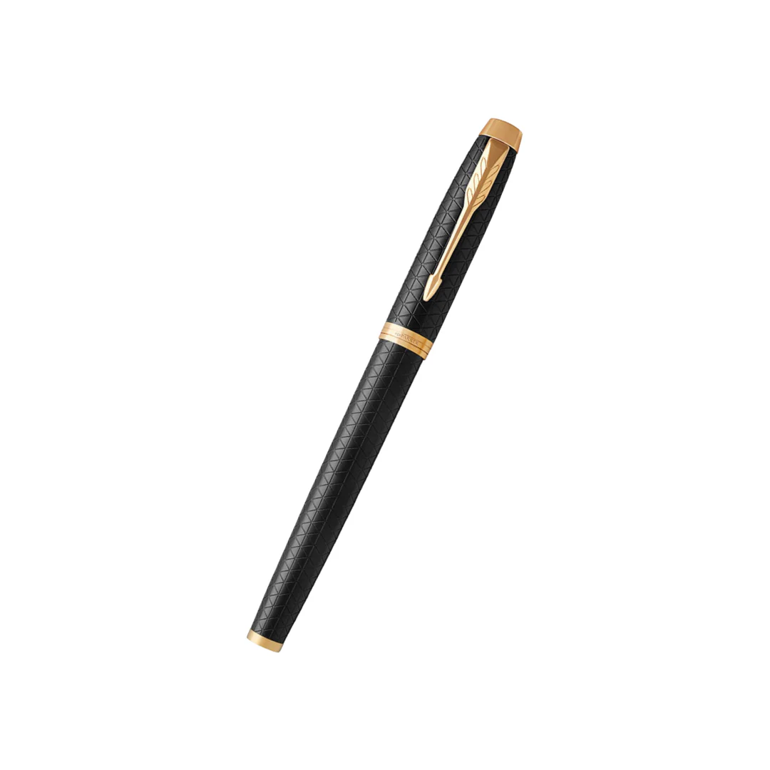 Parker IM Premium Fountain Pen - Black with Gold Trims - Image 2