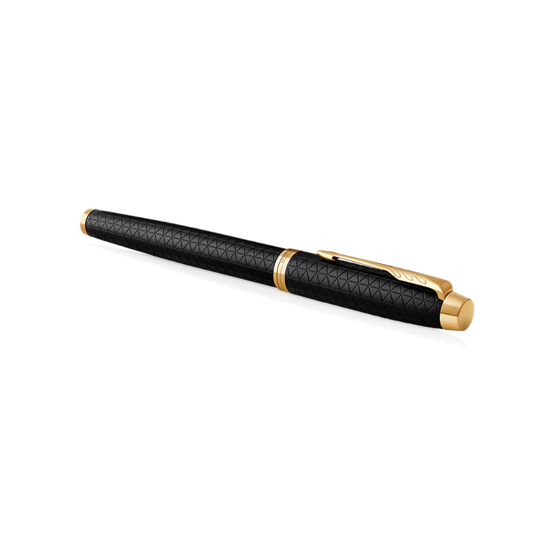 Parker IM Premium Fountain Pen - Black with Gold Trims - Image 6