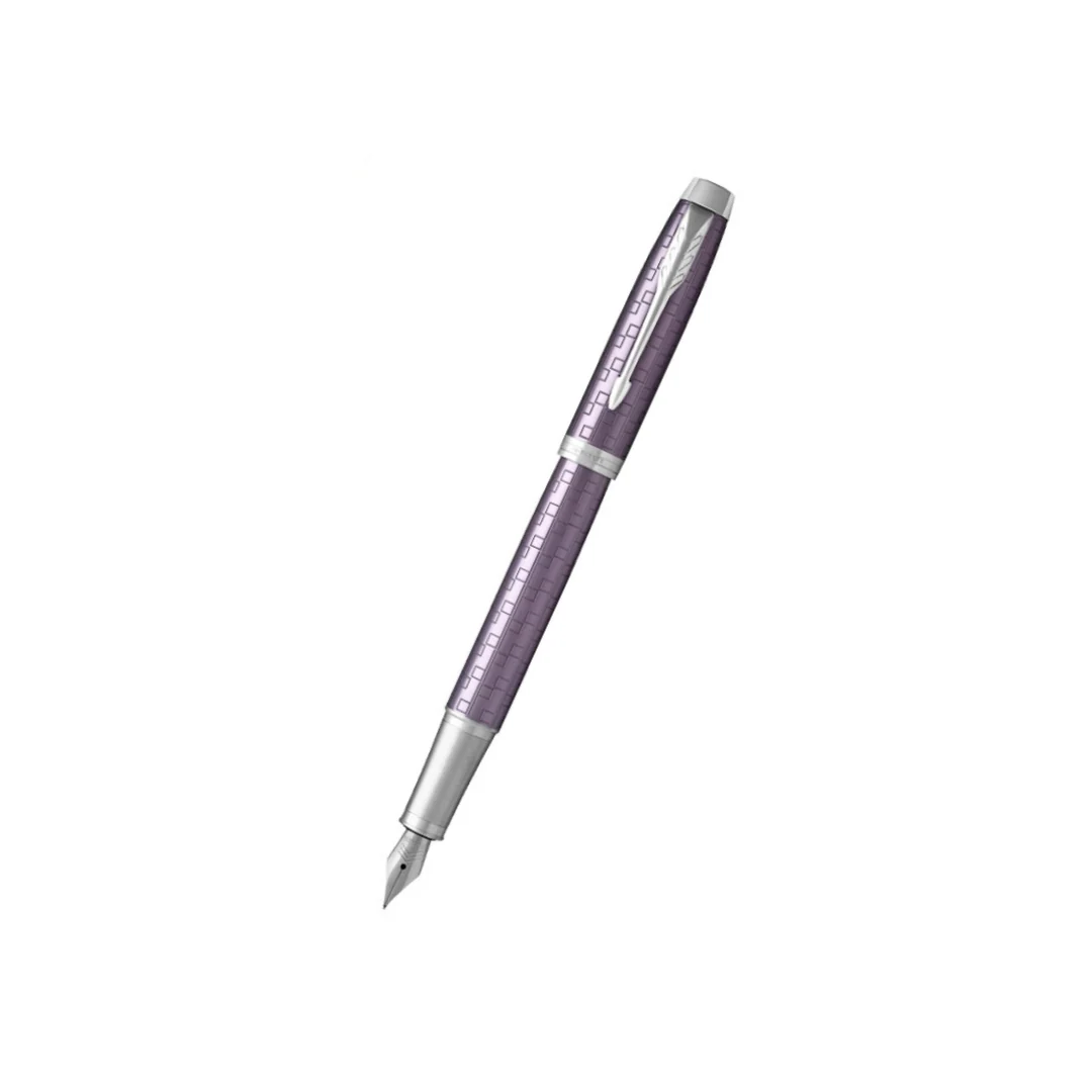Parker IM Premium Fountain Pen - Dark Violet with Chrome Trims