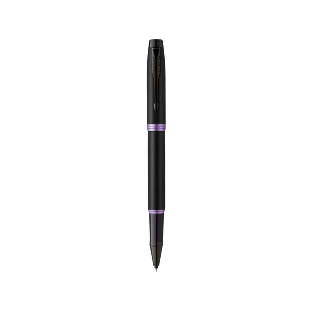 Parker IM PROFESSIONAL Vibrant Ring Rollerball Pen Amethyst Purple - Image 2