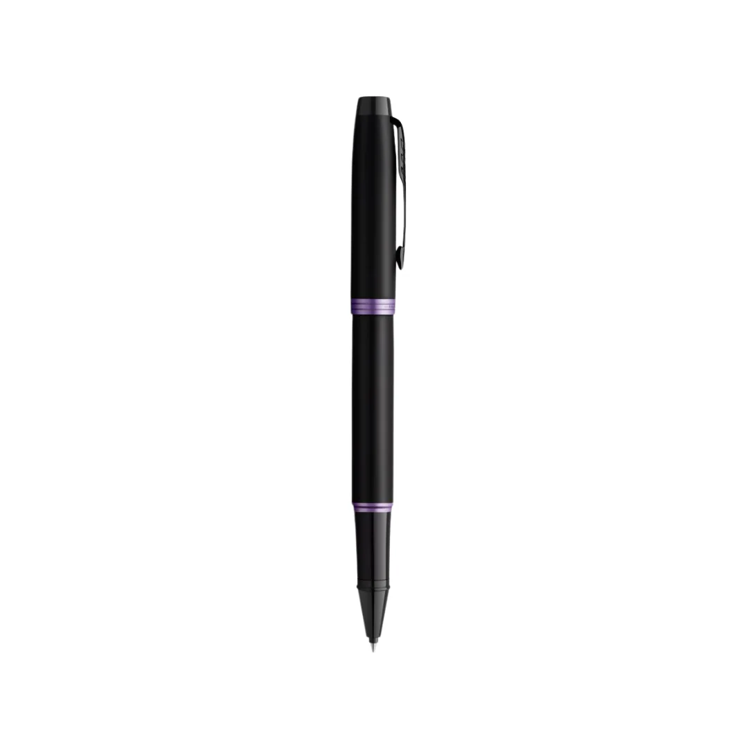 Parker IM PROFESSIONAL Vibrant Ring Rollerball Pen Amethyst Purple - Image 3